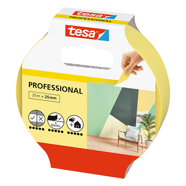 Maskeringstejp 25mm x 25m | Tesa Professional 203356 - 3