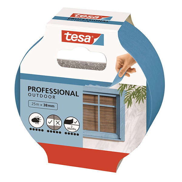 Tesa Maskeringstejp 38mm x 25m | Tesa Professional Outdoor 56251-00000-03 203364 - 2