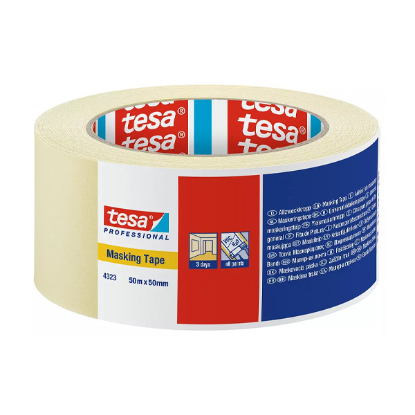 Maskeringstejp 50mm x 50m | Tesa 4323 DVB00007 - 1