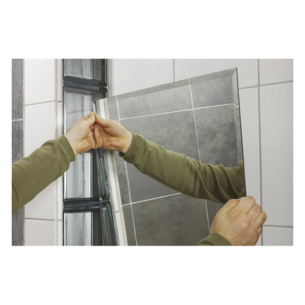 Tesa Monteringstejp för speglar 19mm x 1.5m | Tesa Powerbond | vit 55732-00001-02 203385 - 5