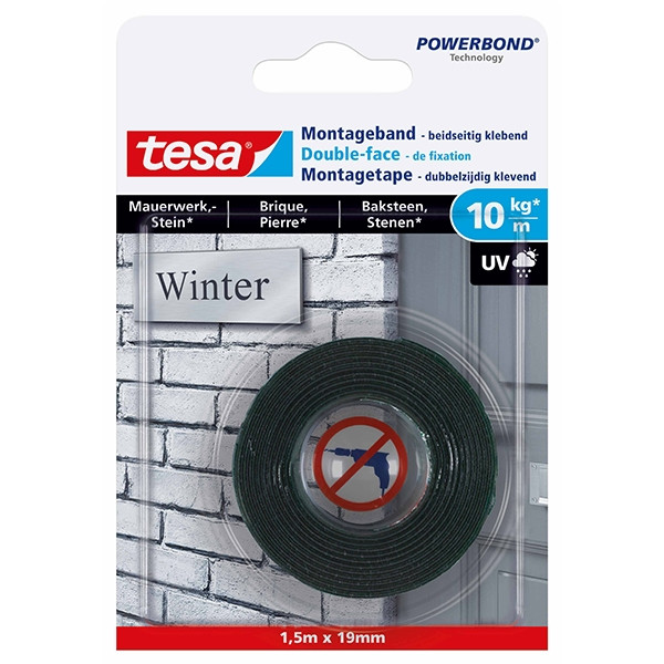 Tesa Monteringstejp tegel 19mm x 1.5m | Tesa Powerbond | vit 77748-00000-00 202324 - 1