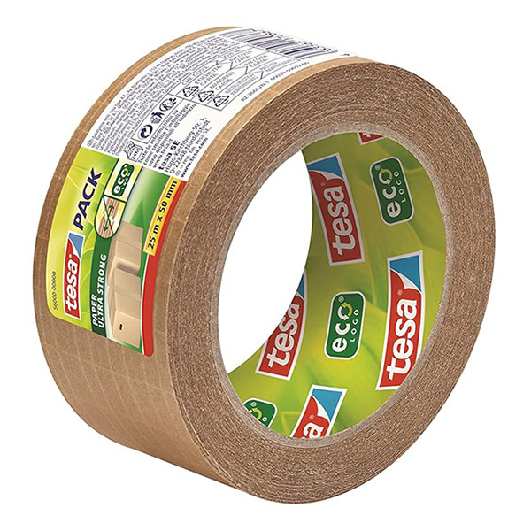 Packtejp 50mm x 25m | Tesa Pack Eco & Ultra Strong | brun | 1st 203382 - 3