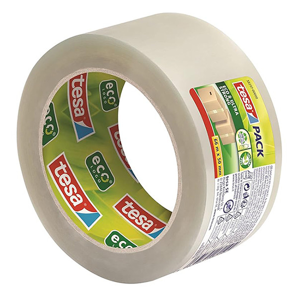 Packtejp 50mm x 66m | Tesa Pack Eco & Ultra Strong | transparent 203381 - 5