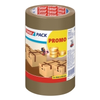 Packtejp 50mm x 66m | Tesa Pack Standard | brun | 3st 202333