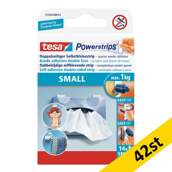 Powerstrips små | Tesa | vit | 42st 203350 - 1