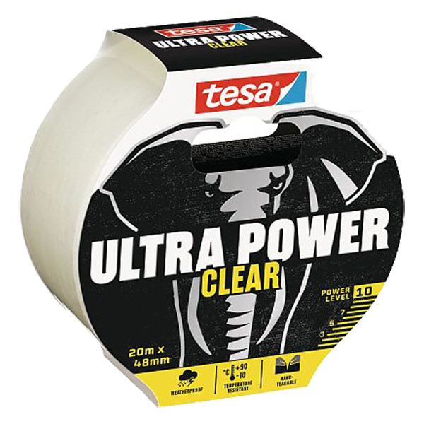 Tesa Reparationstejp 48mm x 20m | Tesa Ultra Power Clear | transparent | 1st 56497-00000-00 203300 - 1