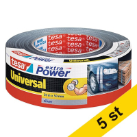 Silvertejp 50mm x 50m | Tesa extra Power | silver | 5st 202398