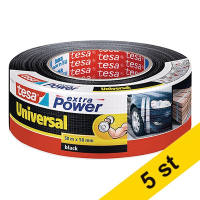 Silvertejp 50mm x 50m | Tesa extra Power | svart | 5st 202399