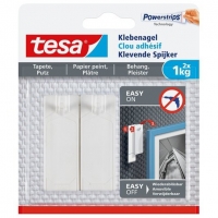 Tesa Självhäftande justerbara spikar för känsliga ytor | Tesa | 1kg | 2st 77773-00000-00 202301