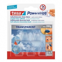 Tesa Självhäftande krok UV-beständig | Tesa | transparent | 0,2kg  | 5st 58900-00013-20 58900-13 202353