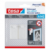 Tesa Självhäftande spikar för känsliga ytor | Tesa | 0,5kg | 2st 77772 77772-00000-00 202300
