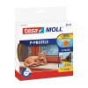 Tesa Tätningslist TesaMoll Classic P-profil brun 9mm x 25m 203313 - 1