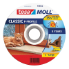 Tesa Tätningslist TesaMoll Classic P-profil vit 9mm x 6m 203310 - 2