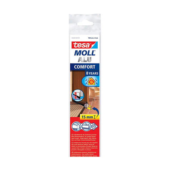 Tesa Tätningslist TesaMoll Comfort brun 40mm x 1m 05405-00101-00 203324 - 1