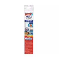 Tesa Tätningslist TesaMoll Comfort rostfritt stål 40mm x 1m 203325