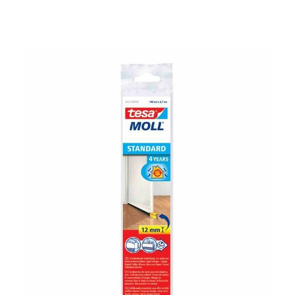Tesa Tätningslist TesaMoll Standard transparent 37mm x 1m 203322 - 1