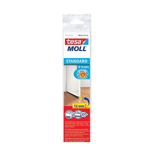 Tesa Tätningslist TesaMoll Standard vit 37mm x 1m 203320 - 1