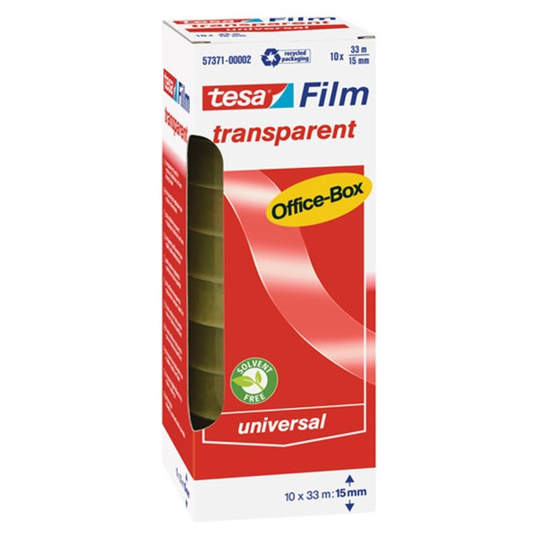 Tejp 15mm x 33m | Tesa Transparent | 10st 202287 - 1