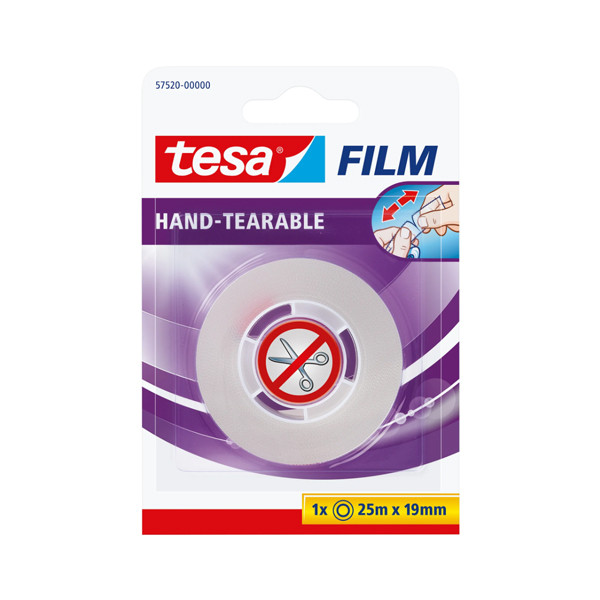 Tejp 19mm x 25m | Tesa Hand-Tearable 202370 - 1