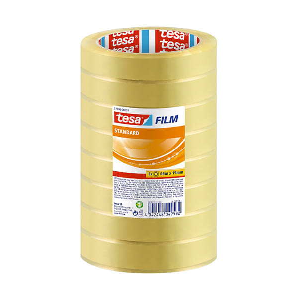 Tejp 19mm x 66m | Tesa standard | 8st 202418 - 1