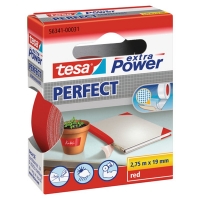 Tesa Textiltejp 19mm x 2,75m | röd | Tesa 56341-00031 56341-00031-03 56341-00031-04 202276