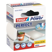 Textiltejp 19mm x 2,75m | vit | Tesa 56341-00028 202273