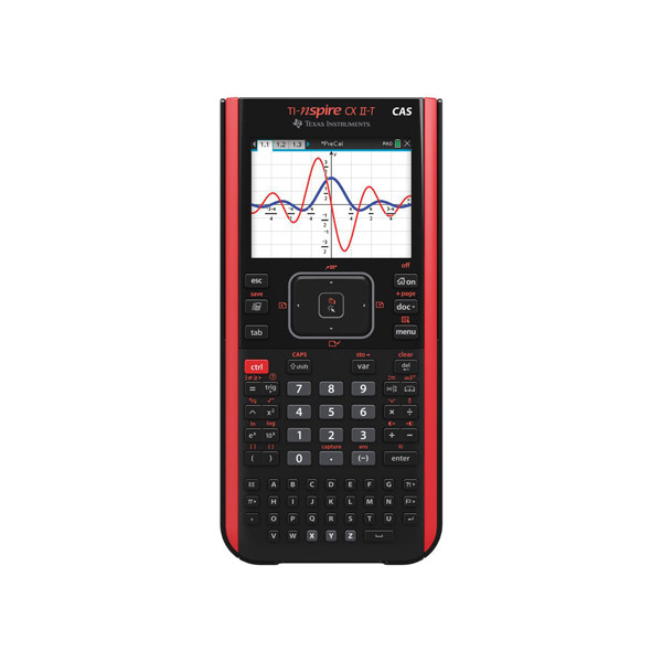 Texas-Instruments Grafräknare | Texas Instruments TI-Nspire CX II-T CAS 5808740 NSCXCAS2/TBL/3E14 206021 - 1