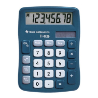 Texas-Instruments Texas Instruments TI-1726 Bordsräknare $$ 1726/FBL/11E1 206025