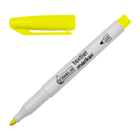 Textilpenna 1.0mm - 3.0mm | 123ink | neongul 300850