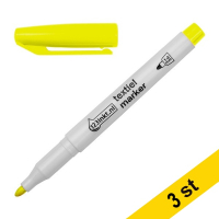 Textilpenna 1.0mm - 3.0mm | 123ink | neongul 3st 300881