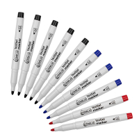 Textilpenna 1.0mm - 3.0mm | 123ink | sorterade färger | 10st  302165