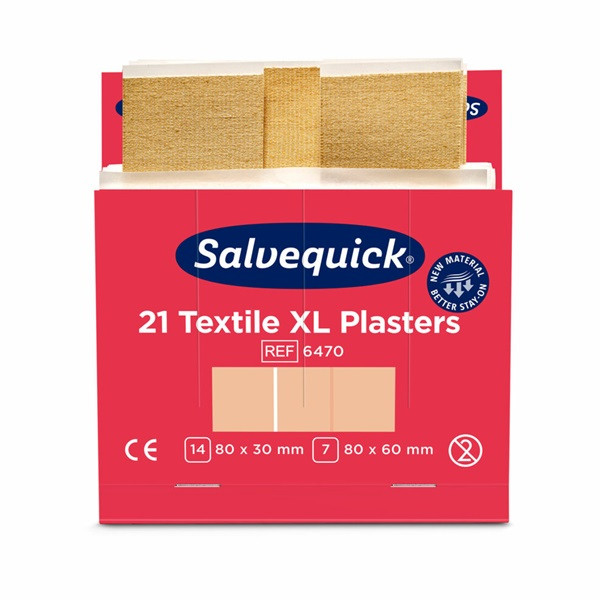Textilplåster XL | Salvequick 501464 - 1
