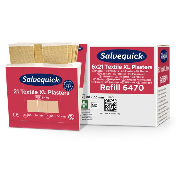 Textilplåster XL | Salvequick 501464 - 4