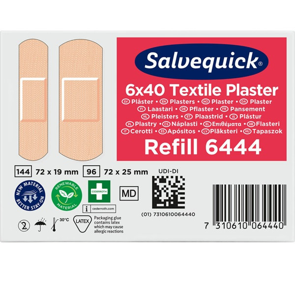 Textilplåster refill 6 ask | Cederroth 360957 - 3