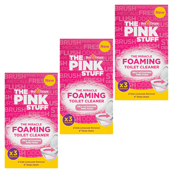 Toalettrengöring 100g x9 | The Pink Stuff Foaming Toilet Cleaner SPI00024 - 1