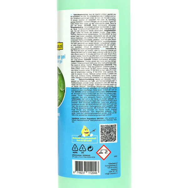 Toalettrengöring 750ml | 123ink Lime SDR06245 - 2