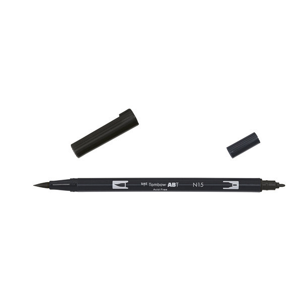 Tombow ABT Dual Brush N15 svart ABT-N15 238700 - 1