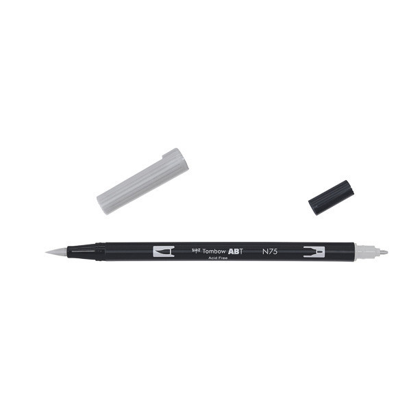 Tombow ABT Dual Brush N75 kall grå 3 ABT-N75 241546 - 1