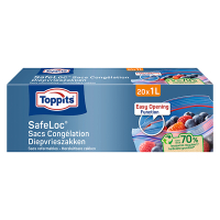 Toppits ⭐Fryspåsar | Toppits med dragkedja | 1 liter | 20st 6776113 STO05022