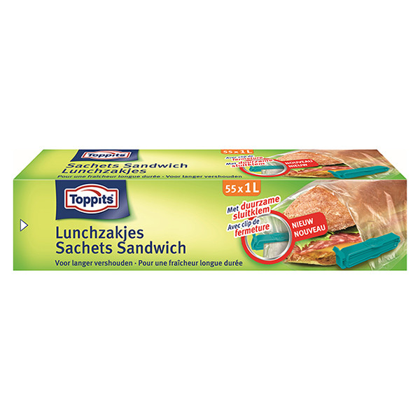Smörgåspåsar | Toppits | 1 liter | 55st STO05006 - 1