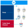 Dispenser för handtvål | Tork S2 Mini | vit SE200695 - 3