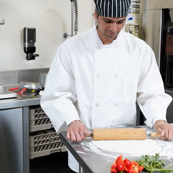 Dispenser för handtvål | Tork S4 armbågsfattning | svart SE200693 - 3