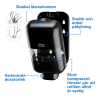 Dispenser för handtvål | Tork S5 Mini | svart | 6st SE200684 - 5