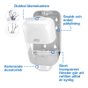 Dispenser för handtvål | Tork S5 Mini | vit SE200680 - 6