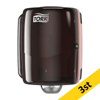 Dispenser för industritorkrulle | Tork W1 Maxi | svart/röd | 3st