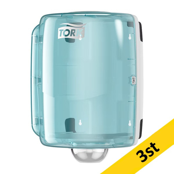 Dispenser för industritorkrulle | Tork W2 Maxi | turkos | 3st STO05401 - 1