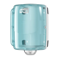 Dispenser för industritorkrulle | Tork W2 Maxi | turkos STO00256
