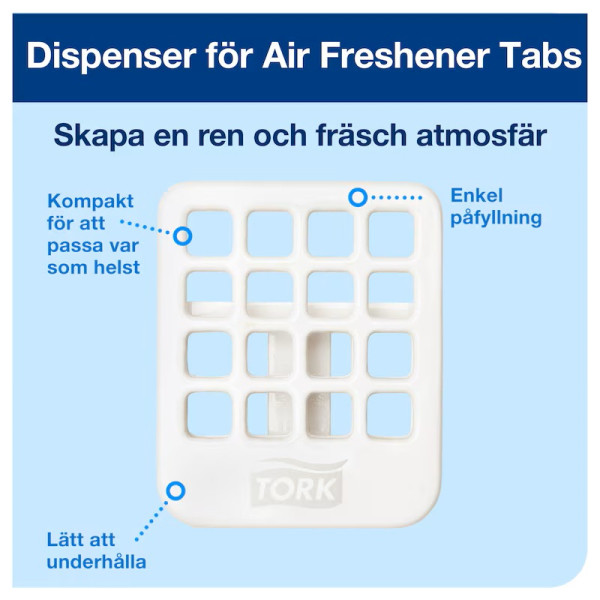 Dispenser för luktförbättrare | Tork A2 | vit STO00244 - 3