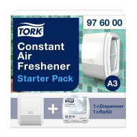 Dispenser för luktförbättrare | Tork A3 Air Starter pack | vit SE200749