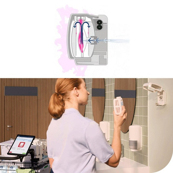 Dispenser för luktförbättrare | Tork A3 Air Starter pack | vit SE200749 - 3